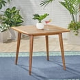 thumbnail image 2 of GDF Studio Ivan Outdoor Acacia Wood Square Dining Table Teak, 4 Person, 2 of 7