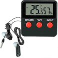 thumbnail image 1 of Digital Thermometer Lcd Hygrometer Temperature And Humidity Gauge For Pets Incubator, Tank Digital Tracked Thermometer, 1 of 3