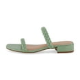 thumbnail image 2 of CUSHIONAIRE Women's Neptune Braided Low Block Heel Sandal +Memory Foam, 2 of 5