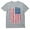 Gray, variant on Men's Patriotic Shirt - Distressed USA Flag Tshirt - America T-Shirt - Cotton Blend Fabric - Crew Neck and Short Sleeve Design - 4th of July Clothing - Independence Day Shirt - XX-Large T-Shirt