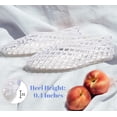 thumbnail image 5 of LUCKY STEP Jelly Mesh Ballet Flats Casual Comfort Clear Breathable Sandals,Transparent,Womens, 5 of 10