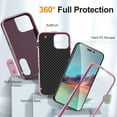 thumbnail image 4 of Étui Support Rigide Hybride Double Ultra Protecteur Anti-Rayures avec Pare-Chocs avant pour iPhone 14 Pro 6,1 Pouces, 4 of 7