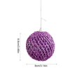 thumbnail image 3 of Purple Christmas Ball Ornaments Light Foam Hanging Baubles for Holiday Tree Party Decor, 3 of 6