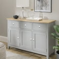 thumbnail image 5 of 10x Blanc Rond Simple Trou Meubles Poignée Armoire Boutons de Style Minimaliste avec Vis, 5 of 5