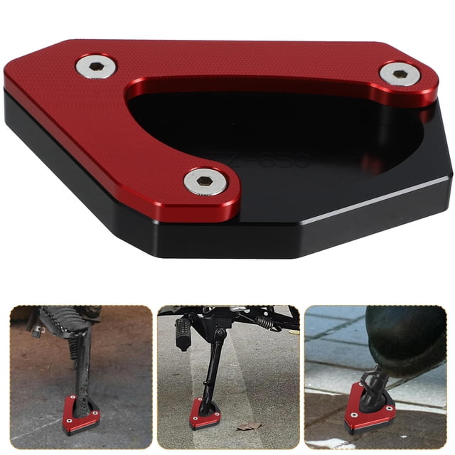 WEUVEB De Extensión Para Caballete Roja Universal Para Motocicletas Con Alta Durabilidad