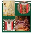 thumbnail image 4 of Injueey Cartel navideño para puerta, ventana, porche, Hotel, centro comercial, Bar, fondo colgante, pareado, fiesta, vacaciones, decoración Kits de decoración para fiestas, 4 of 6