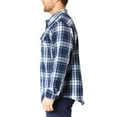 thumbnail image 3 of Smith's Workwear Plaid Pocket Flannel Button-up Shirt, 3 of 3