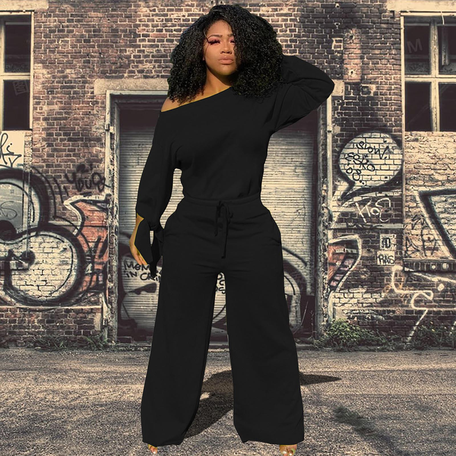 baggy lounge jumpsuit