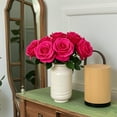 thumbnail image 5 of Ramo de flores de seda artificial DuHouse, 10 unidades, rosas falsas, 5 of 5