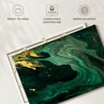 thumbnail image 6 of Elephant Stock Green And Gold Abstract Wall Art - Horizontal Canvas Wall Art - Living Room Wall Decor - Abstract Canvas - Gold And Teal Decor - 24" x 16", 6 of 8