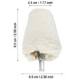 thumbnail image 3 of Drill Powered Wheel Pads Car Rim Tire Cleaning Brush Tool Efficient Shine, 3 of 7