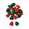 Mini Knitted Christmas Hats, Craft Supplies, Christmas, 24 Pieces