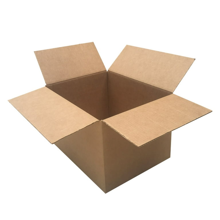 Basics Cardboard Moving Boxes, 20 Pack, Medium, Brown, 18 x 14 x  12