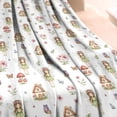 thumbnail image 3 of White Fairy Cottage Princess Pattern Blanket,Comfortable Soft Lamb Wool Throw Blanket,All Season,Warm Lightweight Blankets for Sofa Bed Couch Living Room Chair,40"x50", 3 of 4