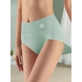 thumbnail image 5 of MEIYATING 5-Pack Women's High-Waist Briefs, Striped Comfortable Soft Panties, Elegant Style, Daily Essentials, 5 of 6