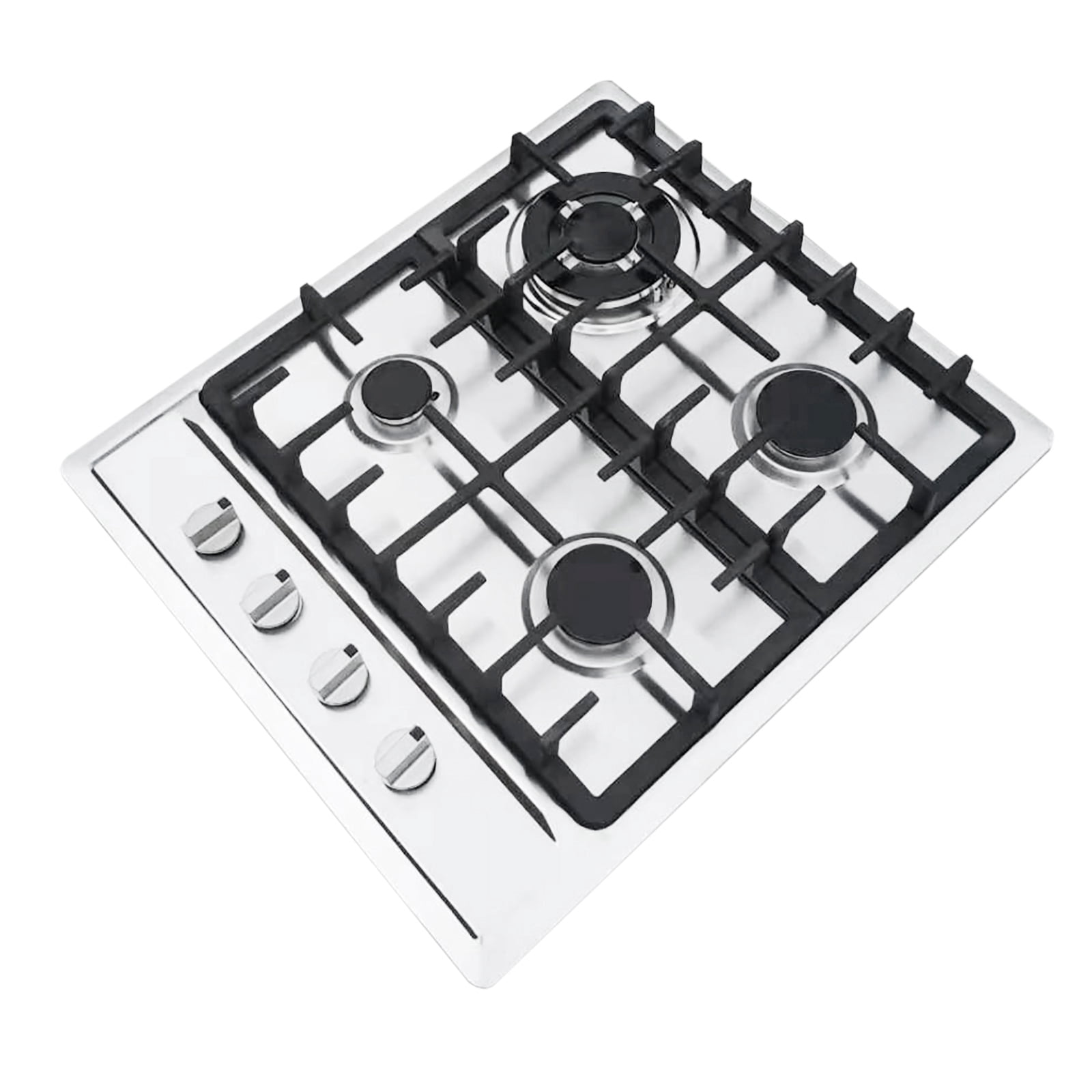 CNCEST 4 Burners Gas Stove Top Tempered Glass Stove NG/LPG 23"×20"