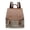 Brown, variant on Fashion Backpack Purse for Women, Small Checkered Travel Backpack with Multiple Pockets, Waterproof PU Leather Anti-theft Designer Daypack for School, Shopping & Travel