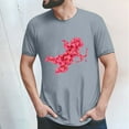 thumbnail image 2 of XIAONU Men's Cupid Heart T Shirt Regular Crew Neck Short Sleeve Tee Soft Casual Daily Wear T-Shirt, 2 of 4