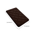 thumbnail image 3 of Rvasteizo Memory Foam Bath Mat Bathroom Rugs Ultra Soft Non Slip And Absorbent Machine Wash Dry Comfortable Thick Bath Rugs Carpet For Tub And Shower, 40x60cm, Brown, 3 of 5