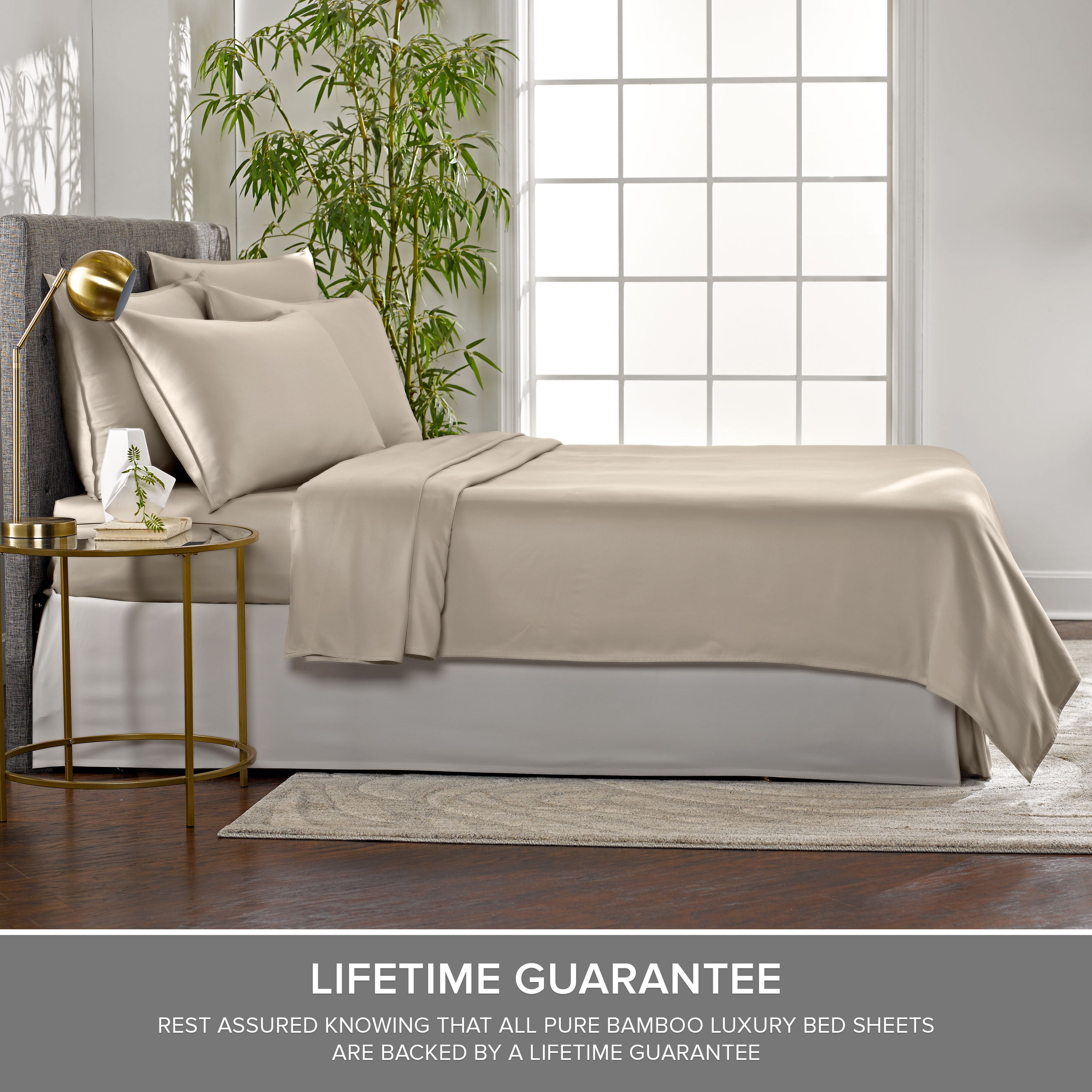 Luxur 100% Organic Bamboo Details about   Pure Bamboo Sheets Queen Size Bed Sheets 4 Piece Set 