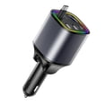 thumbnail image 4 of Fast Car Charger Adapter, 4 in 1 charging, UL Safety Certification, Type-C, Lightning Charging Plug, USB C & USB A Ports, For Road Trips & Daily Commute, Compatible with Most mobile phones, 4 of 8