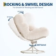 thumbnail image 4 of 360° Swivel Rocking Chairs, Rust-Resistant Frame Cushions -Perfect for Backyard/Deck/Porch/Balcony Decoration, 4 of 10