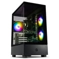 thumbnail image 1 of PC Gamer Getttech GPA-GFT4500B-5501M AMD Ryzen 5 4500, Radeon RX550, 16GB DDR4 3200Mhz, 512GB NVMe, AMD A520, 500W 80+ White, Fish Tank ,Windows 11 Trial, 1 of 7