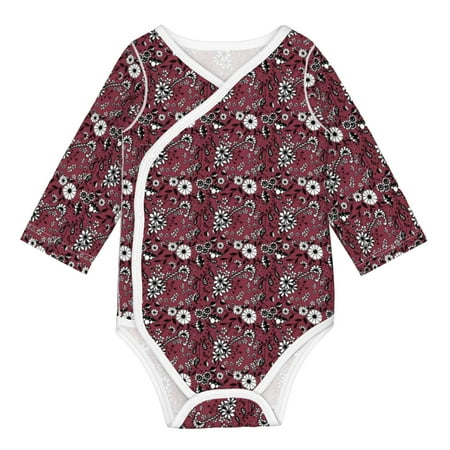 

Gaeub Daisies Flowers Unisex Babies Long-Sleeve Bodysuit 100% Organic Cotton-2 Years