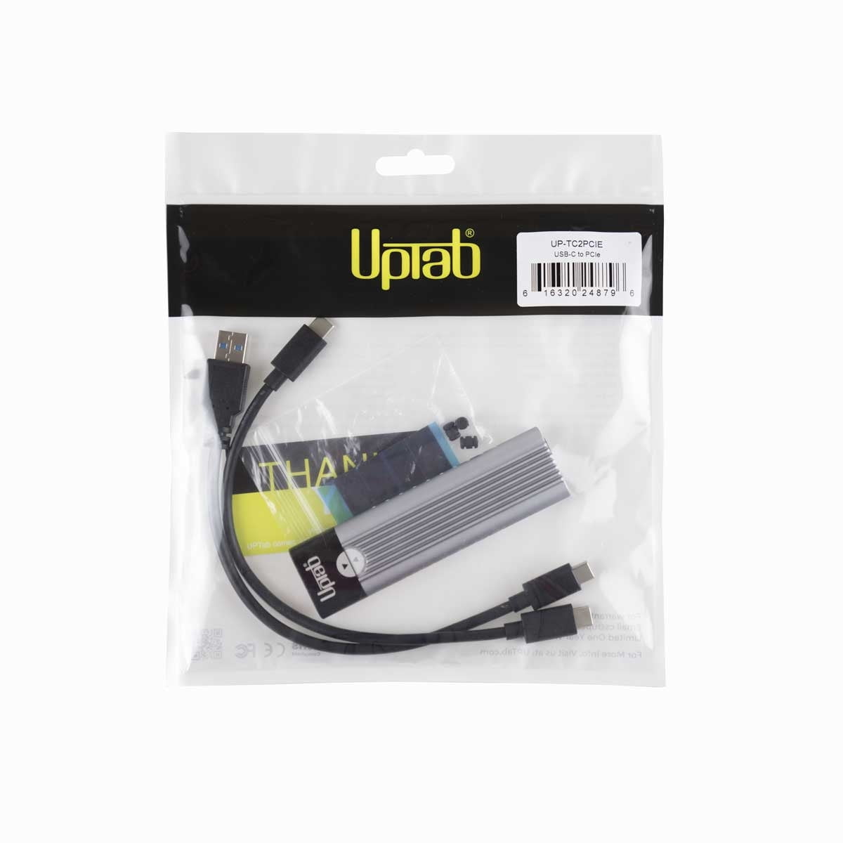 USB-C 3.2 Gen 2 to M.2 PCI Express (PCIe) NVMe SSD Enclosure
