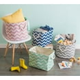 thumbnail image 2 of DII Polyester Bin Chevron Rose Rectangle Medium 16x10x12, 2 of 4