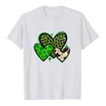 thumbnail image 3 of Short Sleeve Top Dgankt Women's St. Patrick's Day Short Sleeve T-Shirt Letter Printed Solid Color Tops Short Sleeve Crew Neck Tops, 3 of 4