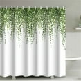 thumbnail image 2 of Extra Long Shower Curtains 80 Inches Waterproof Fabric Shower Curtain Or Polyester Soft Cloth & Hotel Quality Machine Washable White Shower Curtain Liner For Bath Tub Blessed Shower Curtain, 2 of 3