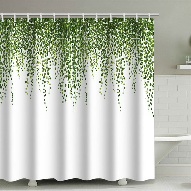 WRXMIJNHGSA Rideau de Douche à Moins de 15$ Tissu Imperméable Ou Tissu Polyester Doux & Qualité Hôtelière Lavable en Machine Doublure de Rideau de Douche Blanc pour Baignoire