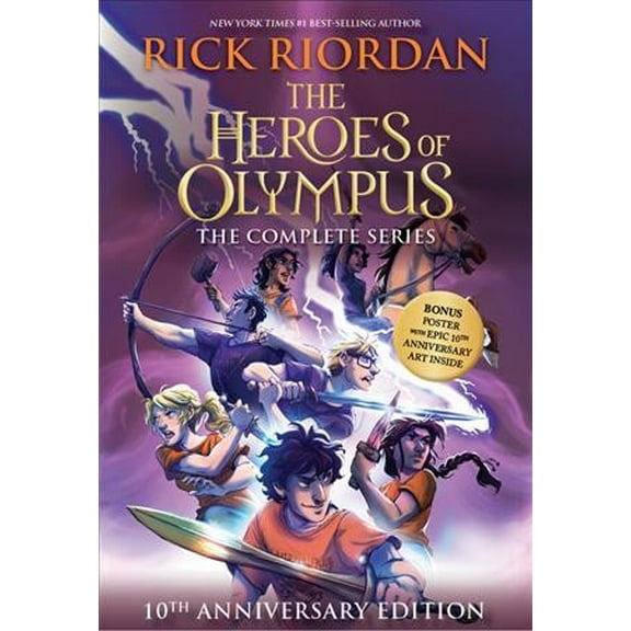 Pre-Owned The Heroes of Olympus: The Lost Hero / the Son of Neptune / the Mark of Athena / the House of Hades / the Blood of Olympus Paperback