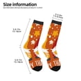 thumbnail image 2 of Rocae Happy Thanksgiving Three Gnomes for Girls Boys Crew Socks,Children's Socks, Kids Socks, Toddler Socks: Daily Wear with Kids School Uniform, 2 of 5