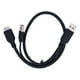 thumbnail image 1 of Cable de datos de alimentación USB-A a USB 2.0 Micro BY tipo macho a macho para disco duro móvil negro, 1 of 14