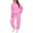 Pink, variant on Sweatsuits for Women Set 2 Piece Outfits Long Sleeve Hoodie Oversized Sweatshirt Jogger Pants Casual Tracksuit Sets with Pockets (Silver,L)