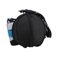 thumbnail image 3 of Bolsa de almacenamiento portátil para balones de baloncesto, fútbol y fútbol con correa para el hombro (negra), 3 of 9