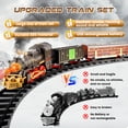 thumbnail image 4 of AMTPM Train Sets for 6 Cars, Electric Train Set Toys with Smoke, Lights & Sound, Train Sets for Under Christmas Tree with Steam Locomotives, Cars and Tracks, Birthday  Train Toys for 3 4 5 6 7+ Years, 4 of 11