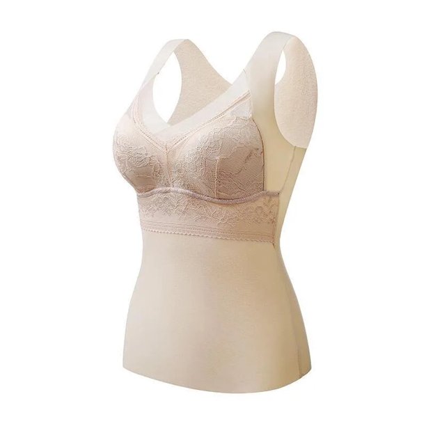 Ropa interior térmica para mujer, chaleco de talla grande, lencería térmica, Top cálido, ropa interior, Intimate884