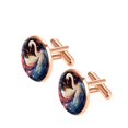 thumbnail image 2 of Swan Men's Stainless Steel Shirt Cufflinks for Formal Attire, 2 of 6