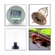 thumbnail image 4 of Linterna Solar Vintage Para Colgar Al Aire Libre Luces Solares De Metal Luz De Jardín Ip65 Decoración De Jardín Impermeable Luces Solares Colgantes Serendint HA038488-00, 4 of 6