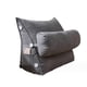 thumbnail image 1 of Almohada de lectura cuña para cama cojín de respaldo grande para adultos con bolsillos, 1 of 1