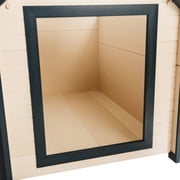 New Age Pet ECOFLEX Bunk Style Dog House, Large, Weather Resistant Easy to Clean