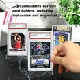 thumbnail image 3 of WWS-30 pack Supports de Cartes Classés PSA, 3.4 Pouces Supports de Chevalets en Acrylique Transparent pour Affichage de Pièces, Support Multifonctionnel Transparent, 3 of 4