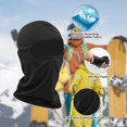 thumbnail image 7 of Poscoverge Ski Mask For Men Women Balaclava Face Mask Men Full Face Mask Shiesty Mask Neck Gaiter Pasamontañas Para Hombre Black, 7 of 7