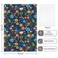 thumbnail image 2 of 2 Pcs Pioneer Flower Floral Print Pattern Kitchen Towels, Funny Microfiber Dish Towel Set, 18" X 26" Tea Towels, 2 of 6