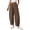 Plaid Black Khaki, variant on Plaid Barrel Pants Women Summer Casual Loose Wide Leg Lounge Gingham Trousers Spring Fashion Beach Bottoms