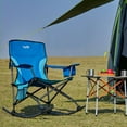 thumbnail image 7 of PORTAL Rocking Camping Chair, Portable Folding Rocker for Outdoor with Cup Holder Side Pocket and Carry Bag, Supports 300LBS, Blue, 7 of 7