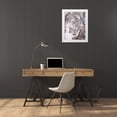 thumbnail image 3 of Urban Road 12x14 White Modern Wood Framed Museum Art Print Titled - Whispering Jack I, 3 of 4